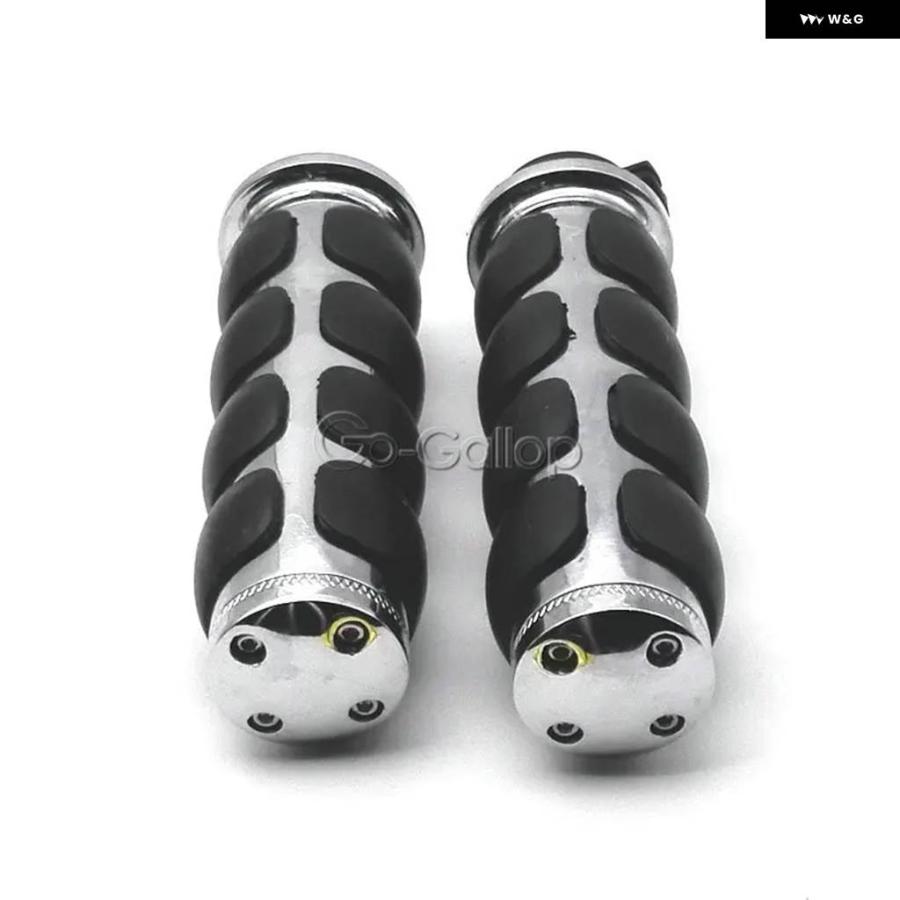 並行輸入品7/8インチ クローム スロットルハンド グリップ ホンダ ゴールドウイング GL 1100 1200 1500 1800/ ヤマハ ビラーゴ XV 250 500 535 700 750の画像