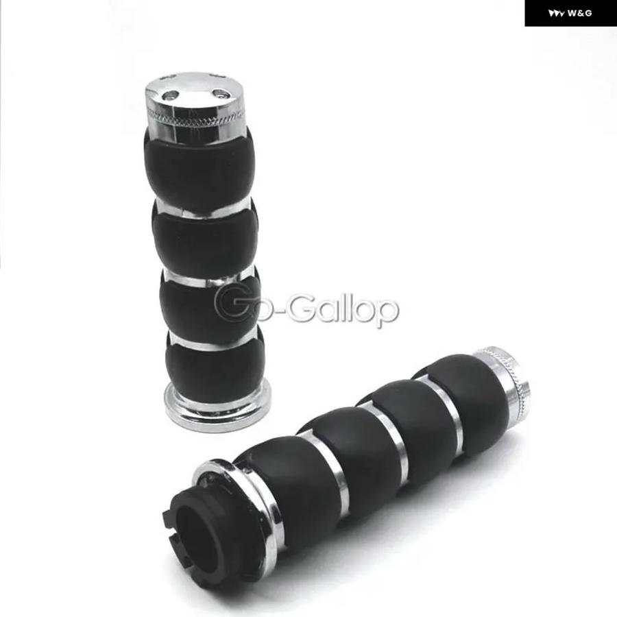 並行輸入品7/8インチ クローム スロットルハンド グリップ ホンダ ゴールドウイング GL 1100 1200 1500 1800/ ヤマハ ビラーゴ XV 250 500 535 700 750の画像