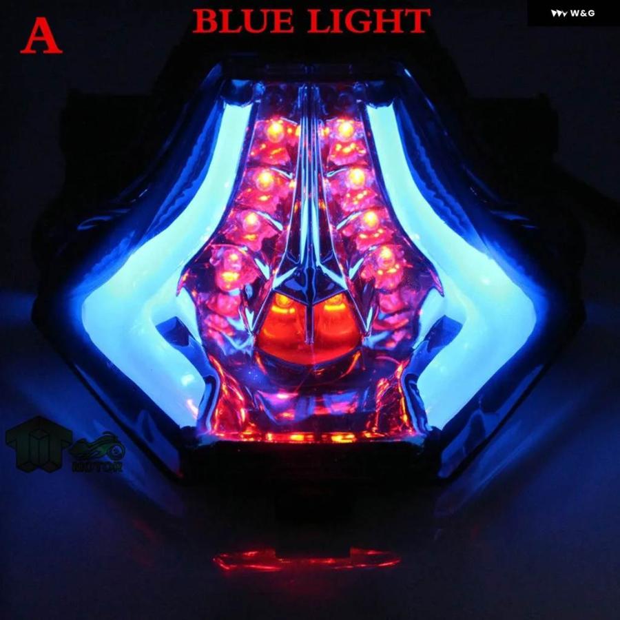 並行輸入品ヤマハ R3 R25 MT07 MT-07 25 03 リアテール LED ランニング フラッシュライト ストップ ブレーキ ウィンカー テールライト ウィンカーの画像
