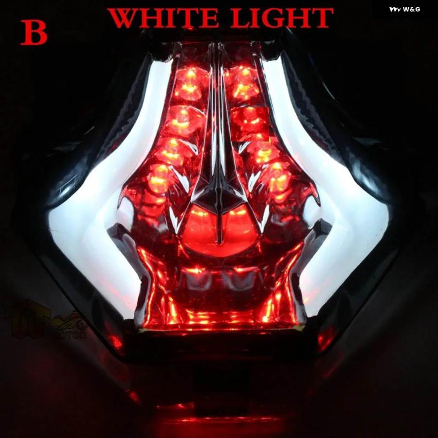 並行輸入品ヤマハ R3 R25 MT07 MT-07 25 03 リアテール LED ランニング フラッシュライト ストップ ブレーキ ウィンカー テールライト ウィンカーの画像