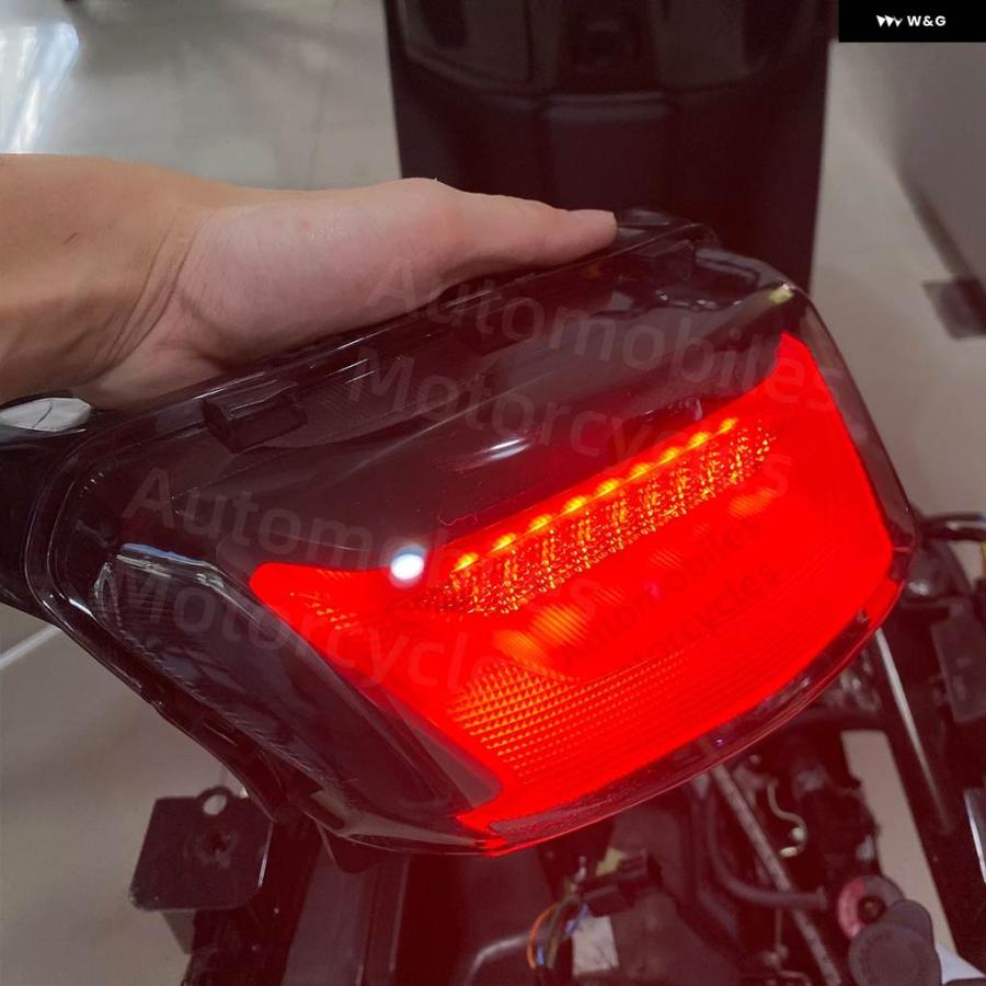 並行輸入品テールライト カバー テールライト ブレーキランプ LEDシェル バイク アクセサリー ホンダ ジョルノ125の画像