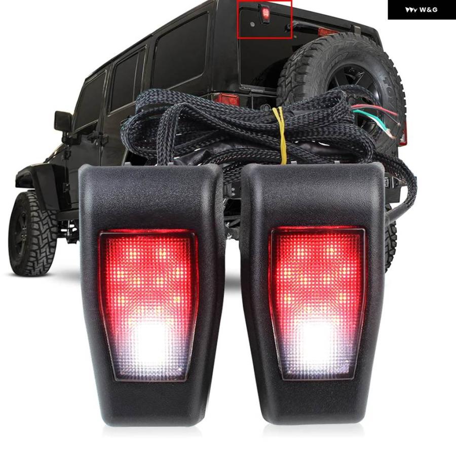 並行輸入品テールゲート LED ライト 3RD ブレーキ リアランプ JEEP WRANGLER JK 07-17の画像