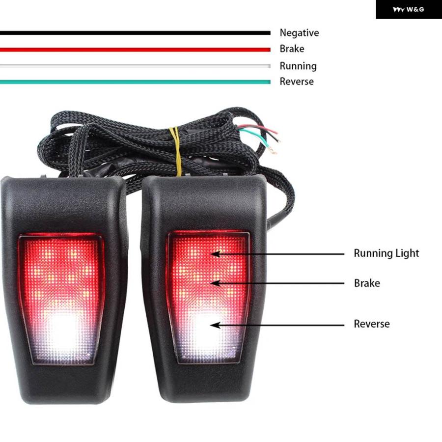 並行輸入品テールゲート LED ライト 3RD ブレーキ リアランプ JEEP WRANGLER JK 07-17の画像