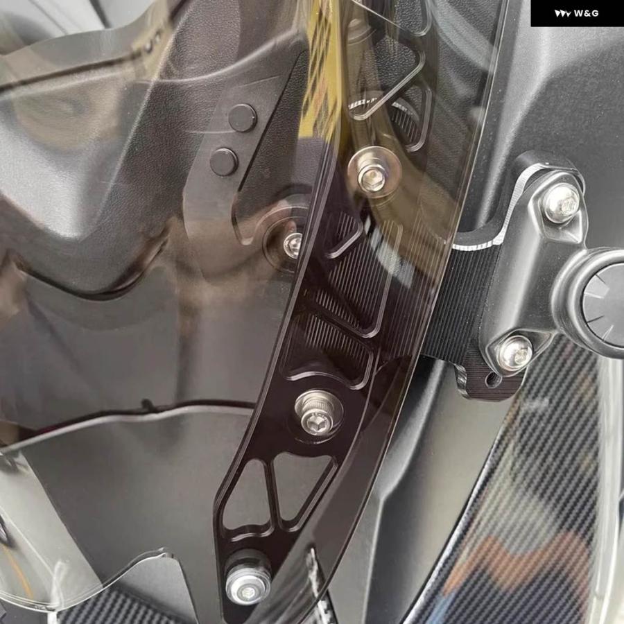 並行輸入品オートバイ アクセサリー ウインドシールド ブラケット ホルダー ヤマハ X-MAX 2017-2022 ウインドスクリーン ブラケット 装飾 カバーの画像