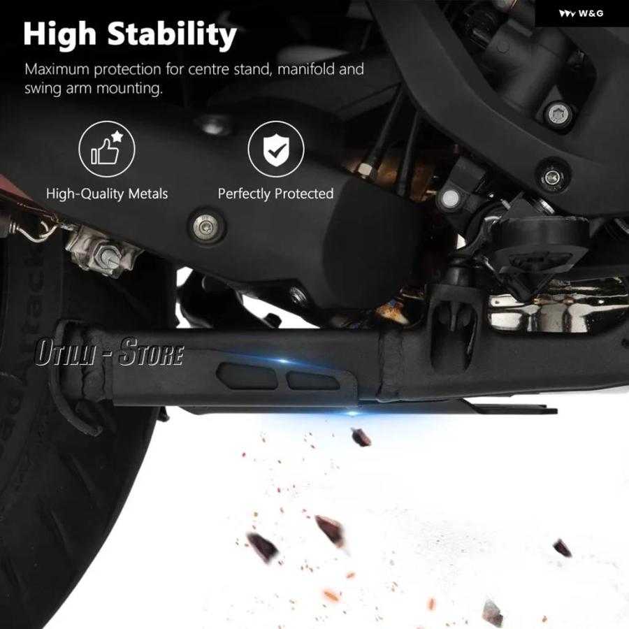 並行輸入品オートバイ アクセサリー ブラックセンター スタンド プレート BMW R1300GS 2023 2024 2025の画像