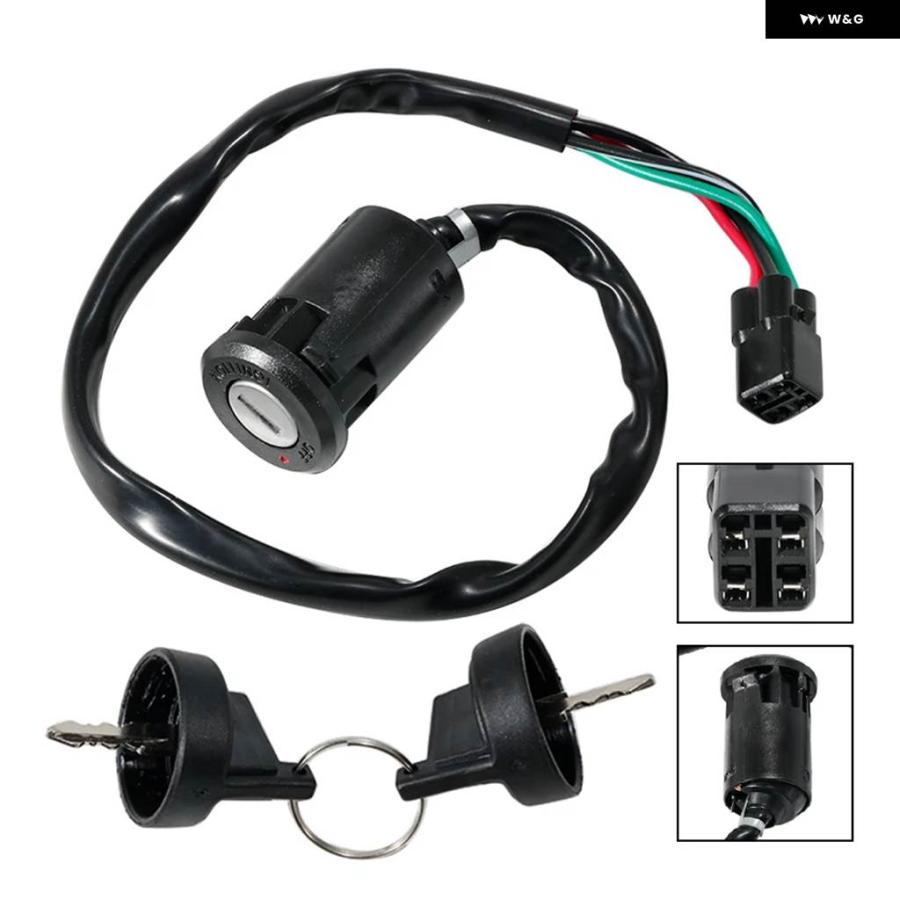 並行輸入品オートバイ イグニッション スイッチロックキーセット ホンダ TRX450R 2004-2009 TRX450ER 2006-2009/2012-2014 OEM:35100-HP1-003 パーツの画像