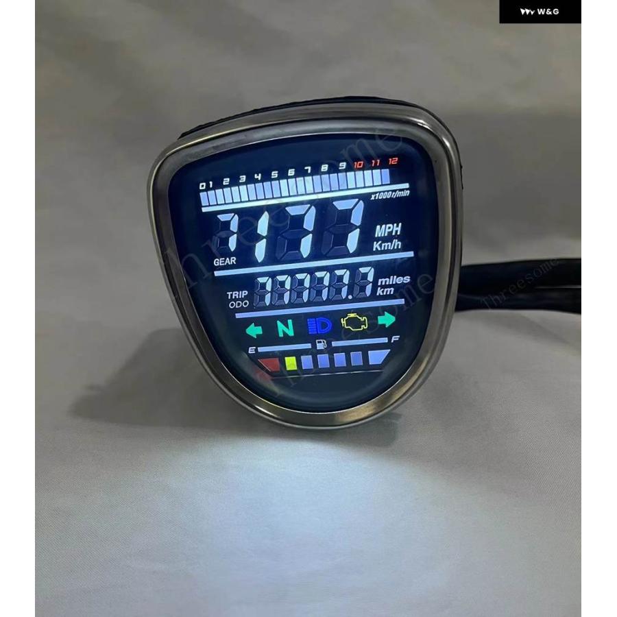 並行輸入品ホンダ C50 C70 C90 パスポートカブ バイク LED デジタル