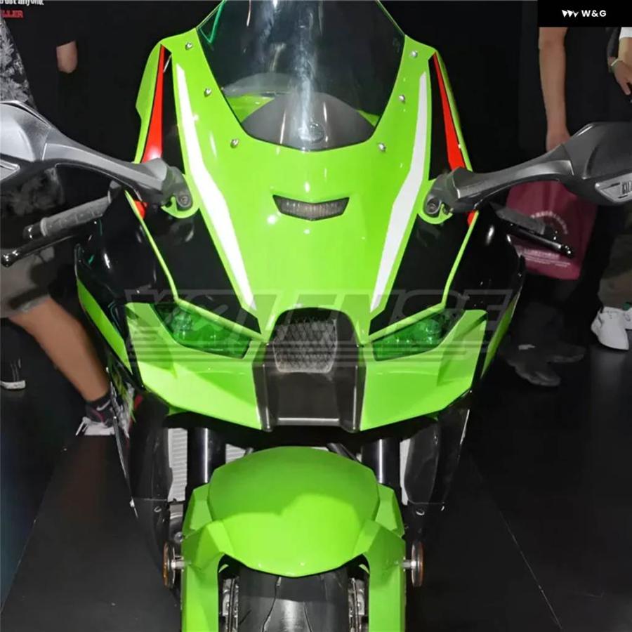 並行輸入品バイク フロント ヘッドライト ガード ヘッドライト レンズ カバー プロテクター ZX-10R ZX-10RR 2021-2024の画像
