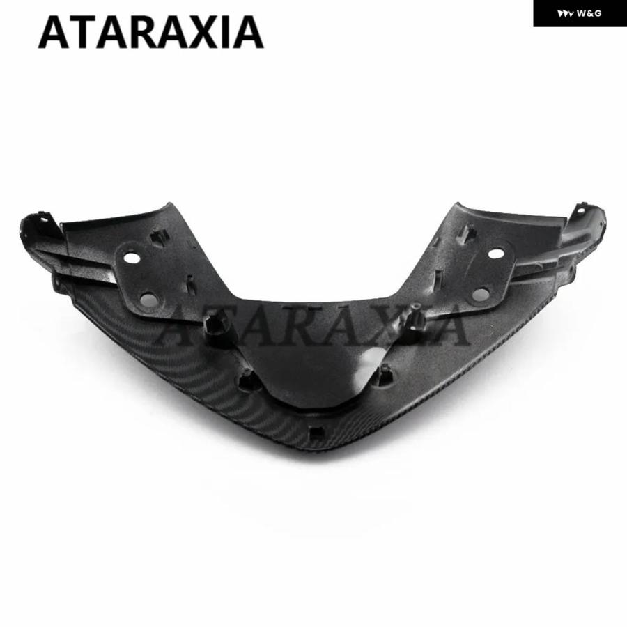 並行輸入品カーボン オートバイ アッパーヘッド ノーズカウル フロント フェアリング ノーズカウルカバー ホンダ CBR250RRの画像