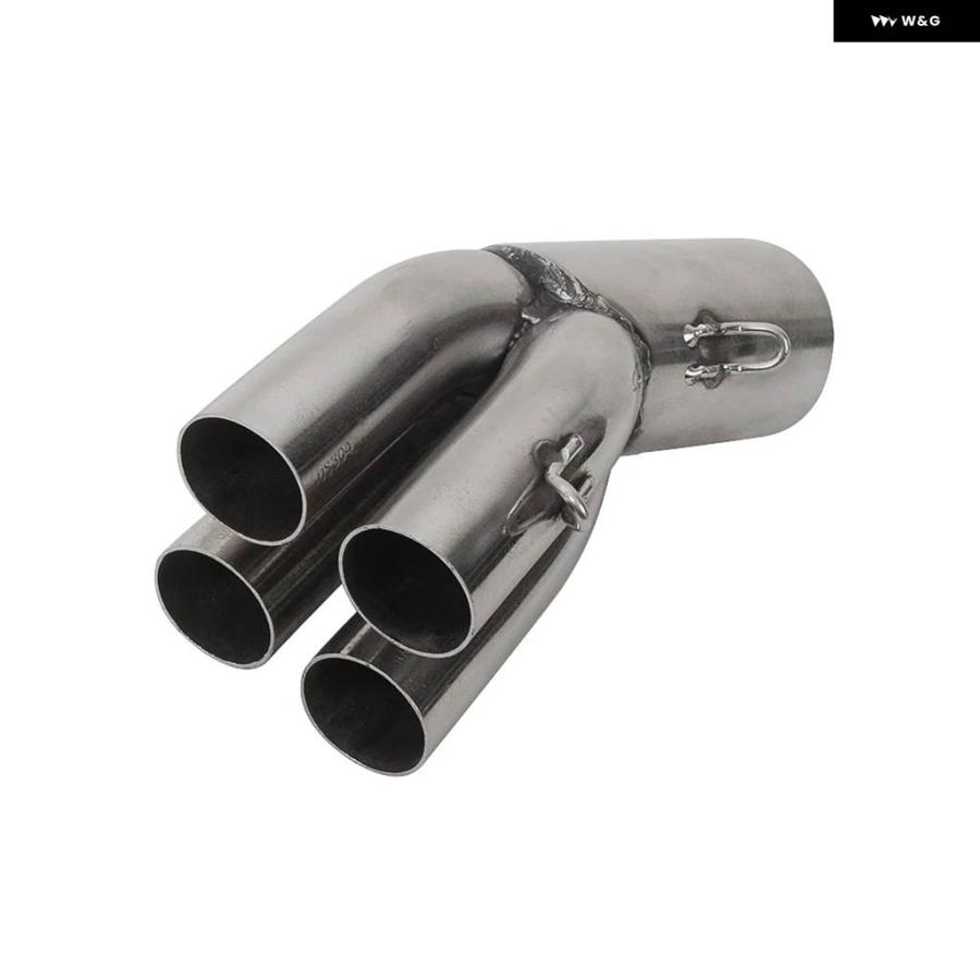 並行輸入品排気 アダプター ステンレス 4IN1 BMW K75 K100 K1100 カフェレーサー アクセサリー 排気 マニホの画像