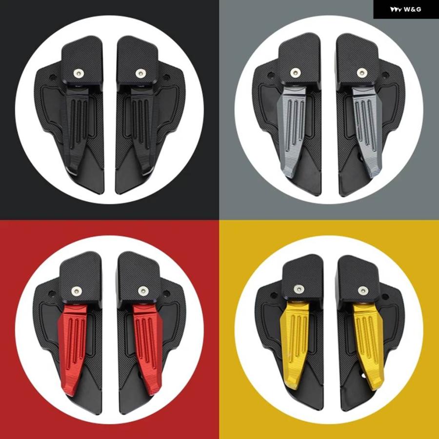 並行輸入品オートバイ アルミ製リアパッセンジャーフット パッド VESPA SRPINT PRIMAVERA 150 フットステッの画像