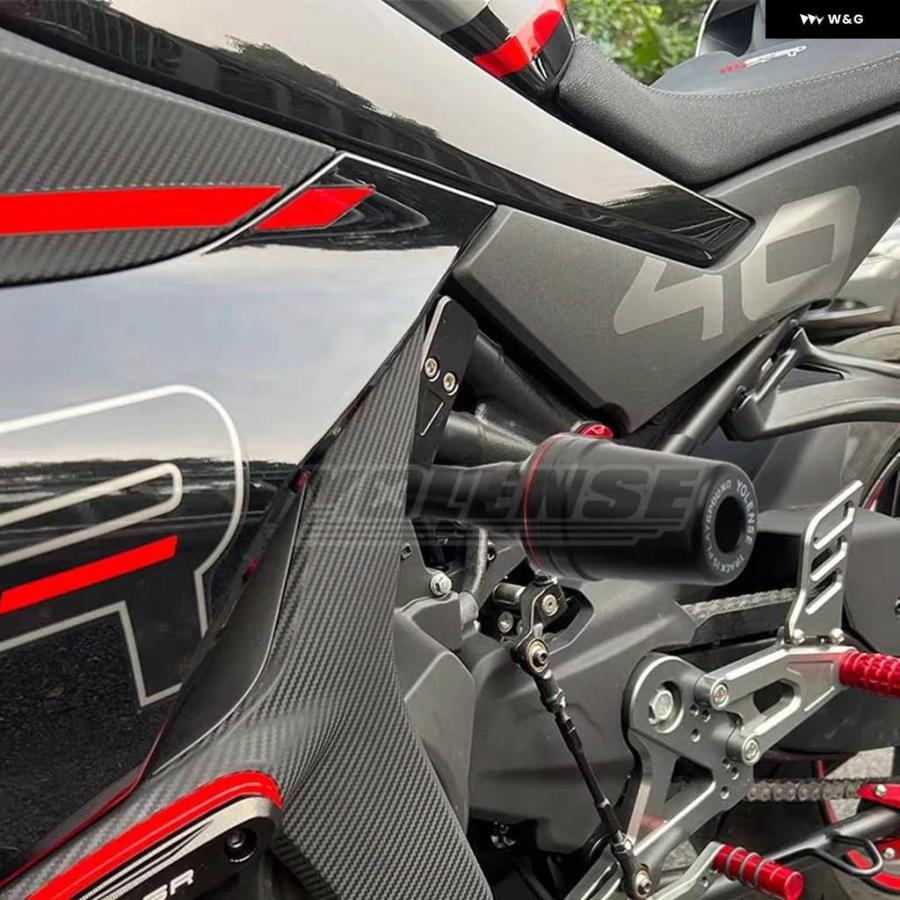 並行輸入品オートバイ 落下 フレーム スライダー フェアリング ガードアンチ クラッシュ パッド プロテクター 450SR 450の画像