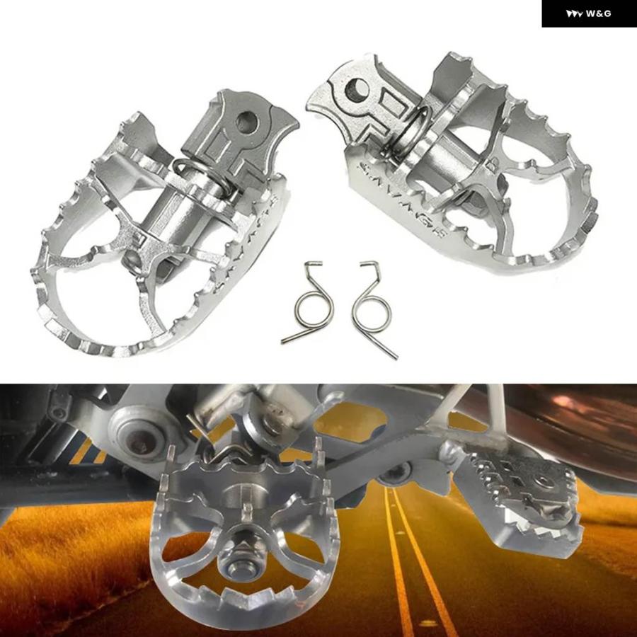 並行輸入品オートバイ フットレスト フットペグ フットレスト アクセサリー BMW F800GS F700GS F650GS Fの画像