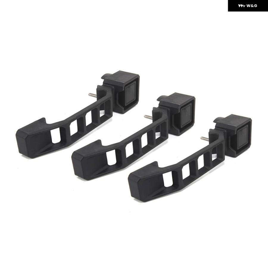 並行輸入品3個/5個 車 外装 アウター ドアハンドル キット ABS プラスチック ブラック ジープ ラングラー JK JKUの画像