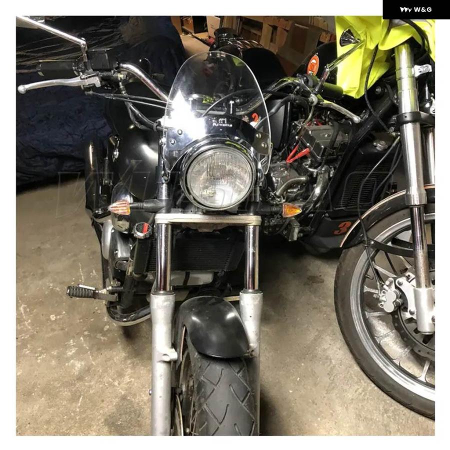 並行輸入品フロントガラス 2003 - 2016-19 スズキ VANVAN バンバン RV 125 RV125 200 RV20_9