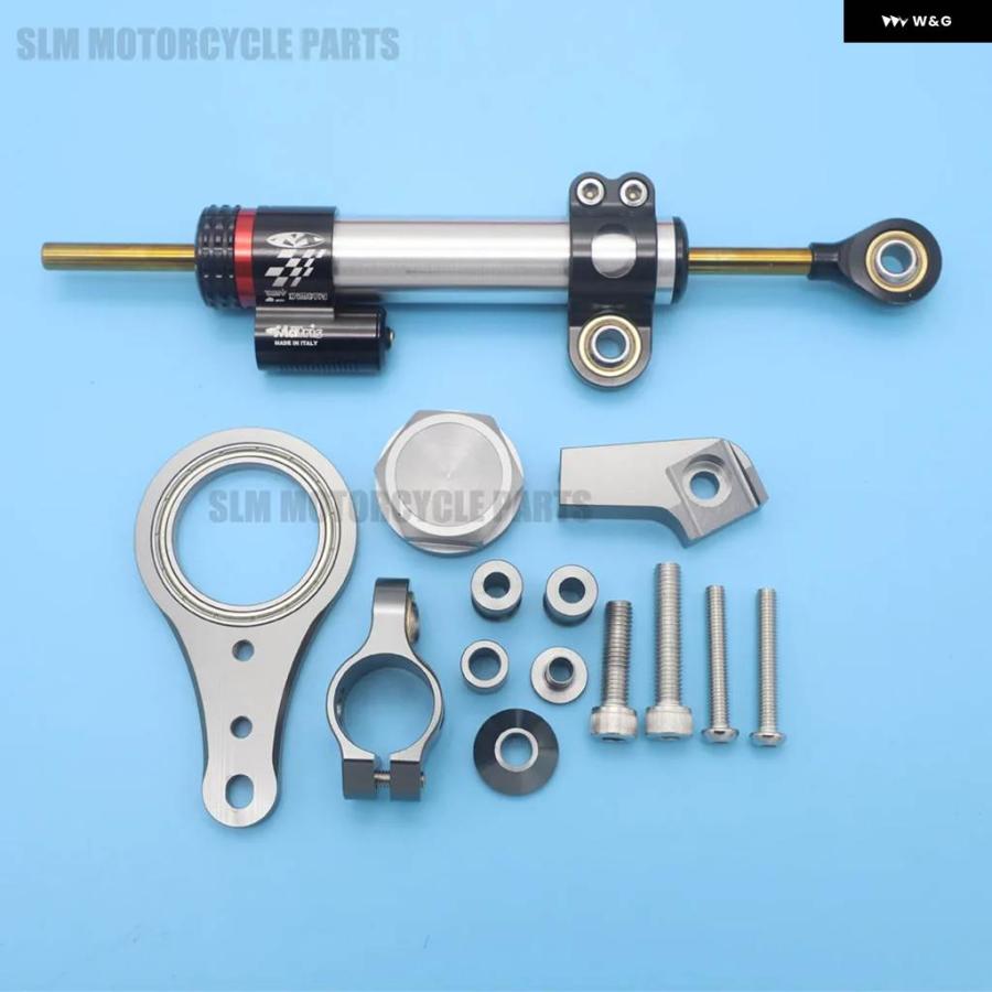 並行輸入品ZX6R ステアリング ダンパー マウント ブラケット キット フルセット カワサキ ZX6R 2005 2006  カ | ブランド登録なし | 11