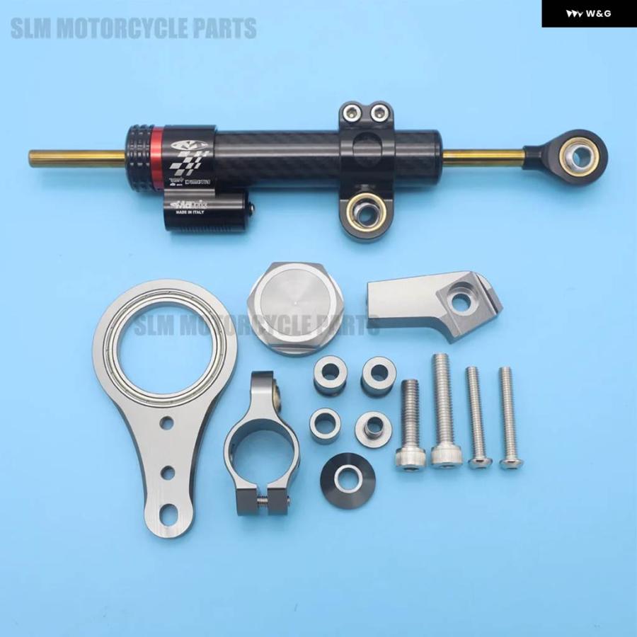 並行輸入品ZX6R ステアリング ダンパー マウント ブラケット キット フルセット カワサキ ZX6R 2005 2006  カ | ブランド登録なし | 13