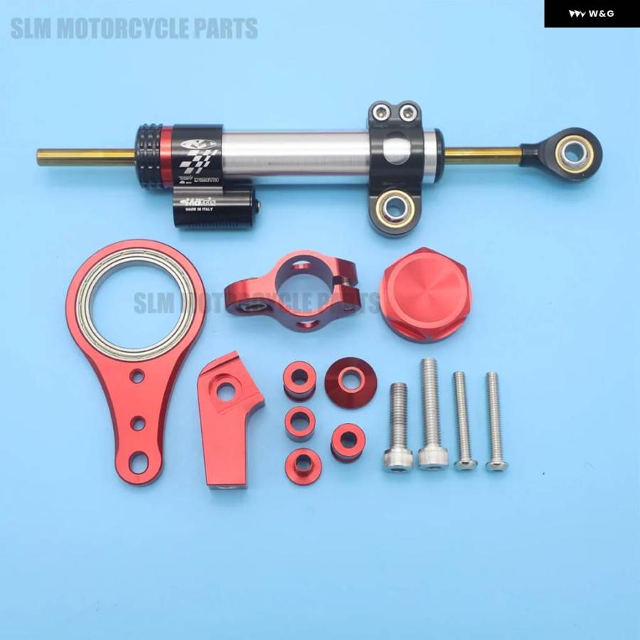 並行輸入品ZX6R ステアリング ダンパー マウント ブラケット キット フルセット カワサキ ZX6R 2005 2006  カ | ブランド登録なし | 14