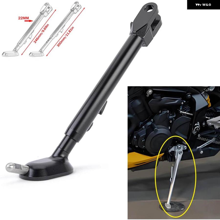 並行輸入品キック スタンド 足 サイド スタンド サポート トライアンフ STREET TRIPLE 765 R RS 765R | ブランド登録なし