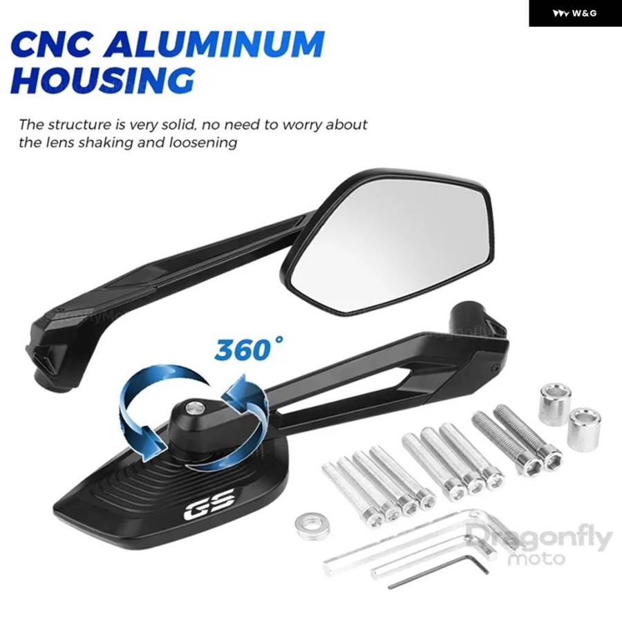 並行輸入品バイク バックミラー サイドミラー BMW R1250GS R1300GS R1200GS LC ADV ADVENTU | ブランド登録なし | 08