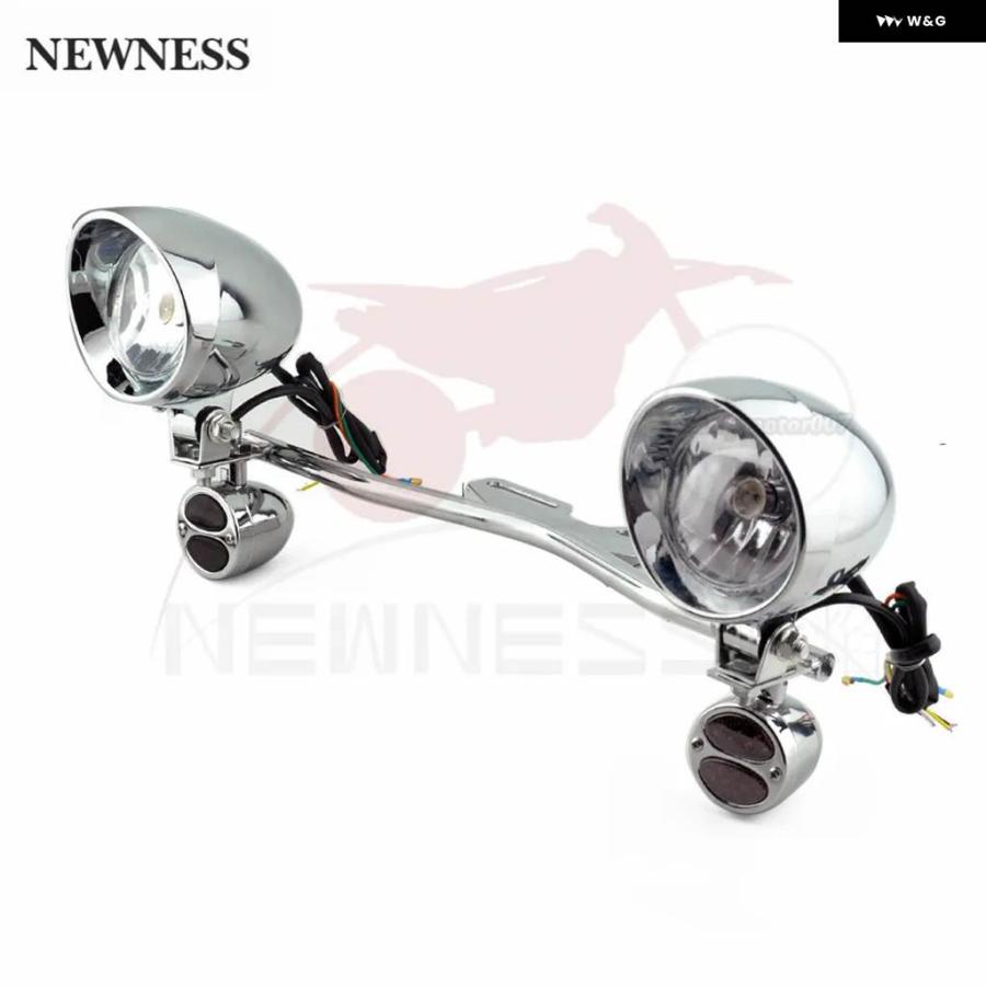 ショベルヘッド　フォグランプ・ウィンカー　ハーレー ハーレー ショベルヘッド FLH フォグランプ - メルカリ