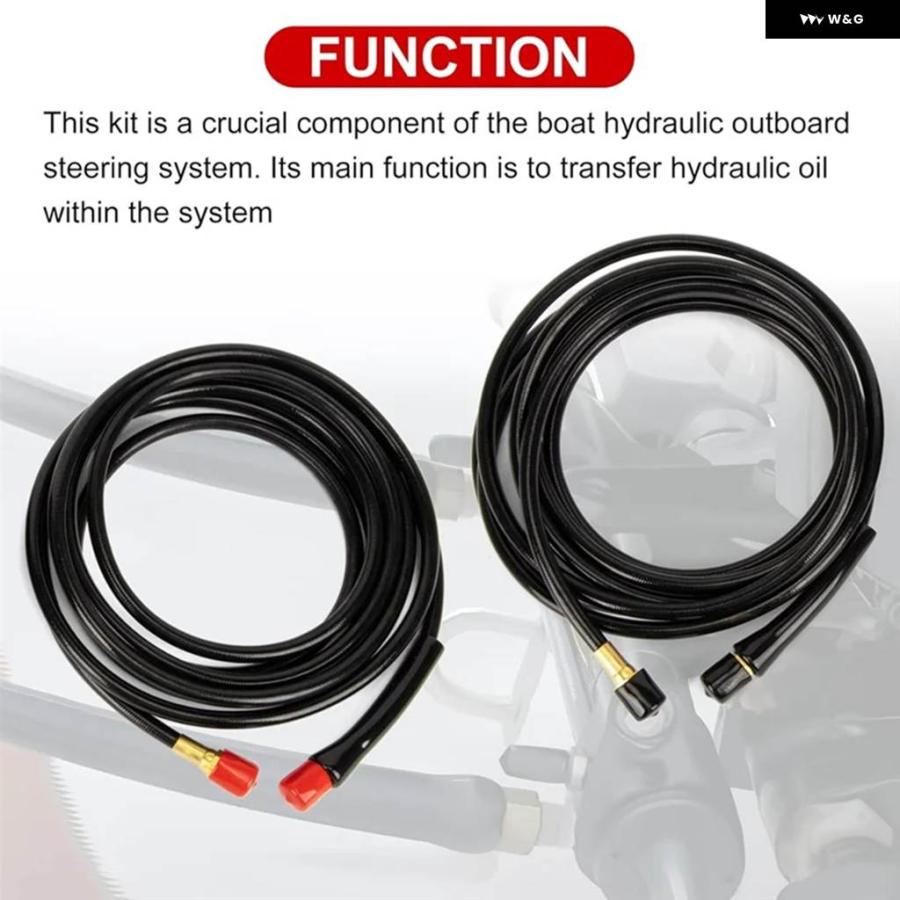 並行輸入品HO5102 船外機ホースキット SEASTAR TELEFLEX 油圧 ステアリング システム 油圧 式船外機ステアリ_3