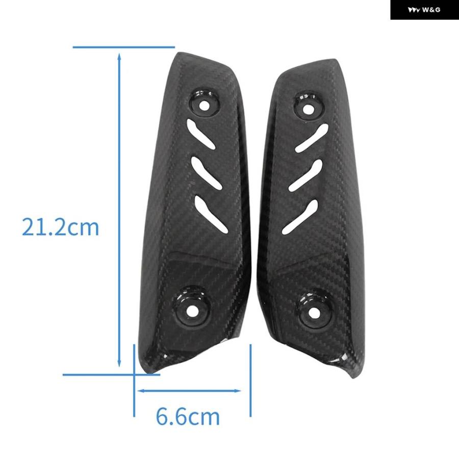 並行輸入品トライアンフ STREET TRIPLE 765 R 2017 2018 カーボン ラジエーター サイドカバー アクセサの画像