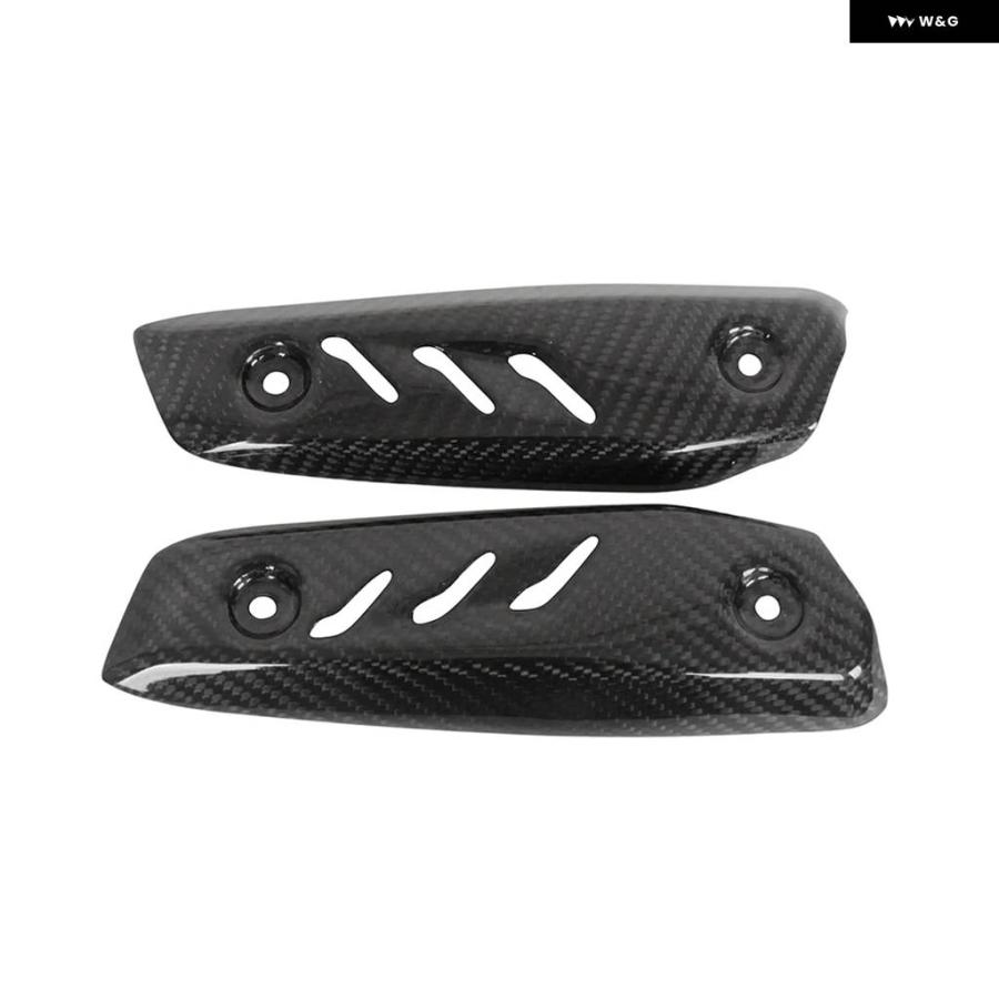 並行輸入品トライアンフ STREET TRIPLE 765 R 2017 2018 カーボン ラジエーター サイドカバー アクセサの画像