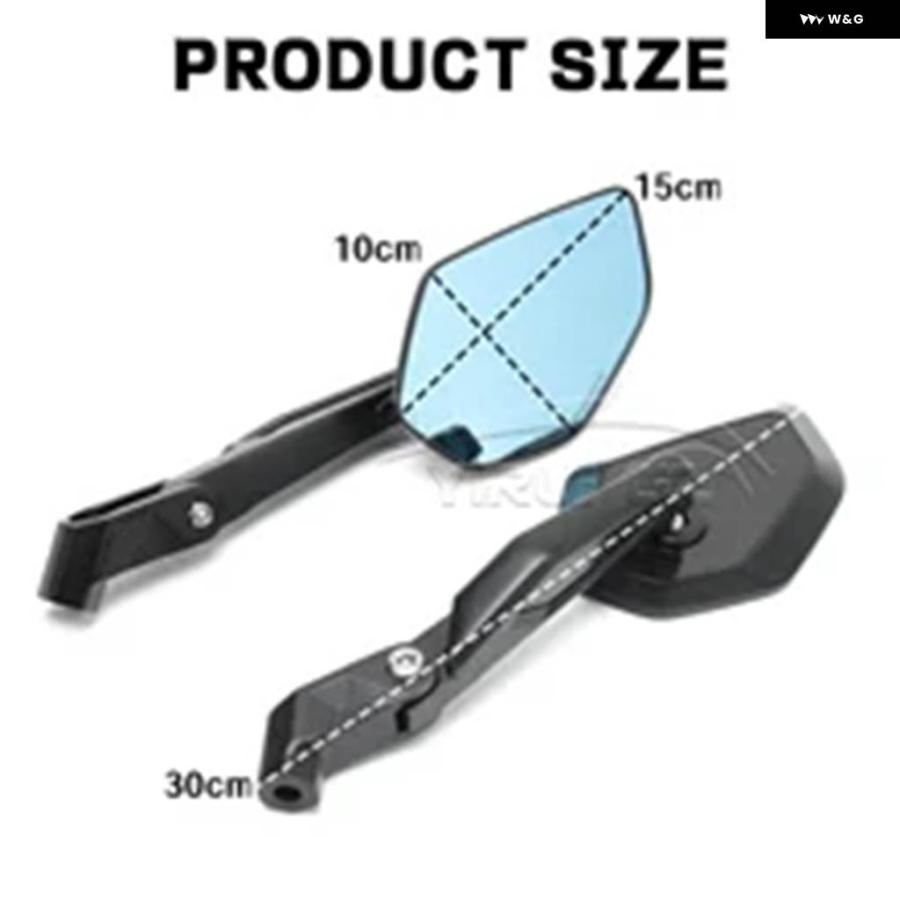 並行輸入品バイク バックミラー PAN AMERICA 1250 S PA1250 PA 1250S S PA1250 ブルーライト 防眩 ミラー バックミラー サイドミラー_6