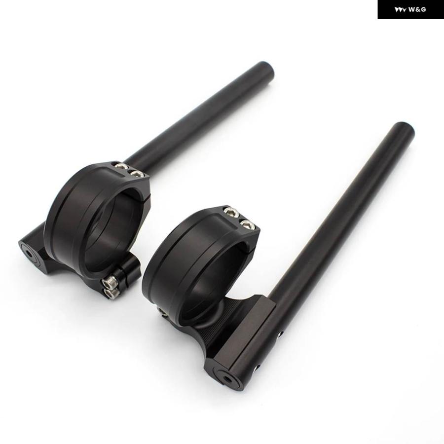 並行輸入品 41 45MM フォーク クランプ レーシング バイク ハンドルバー ライザー ライズド クリップオン クリップオン クリップオン アクセサリーの画像