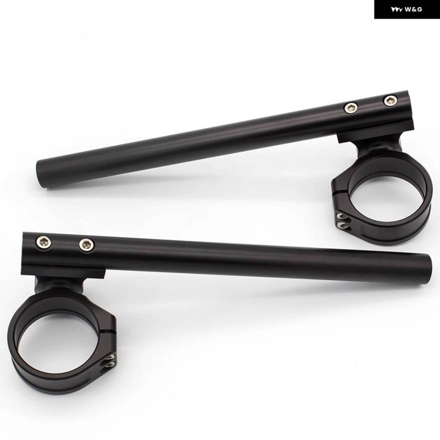 並行輸入品 41 45MM フォーク クランプ レーシング バイク ハンドルバー ライザー ライズド クリップオン クリップオン クリップオン アクセサリーの画像