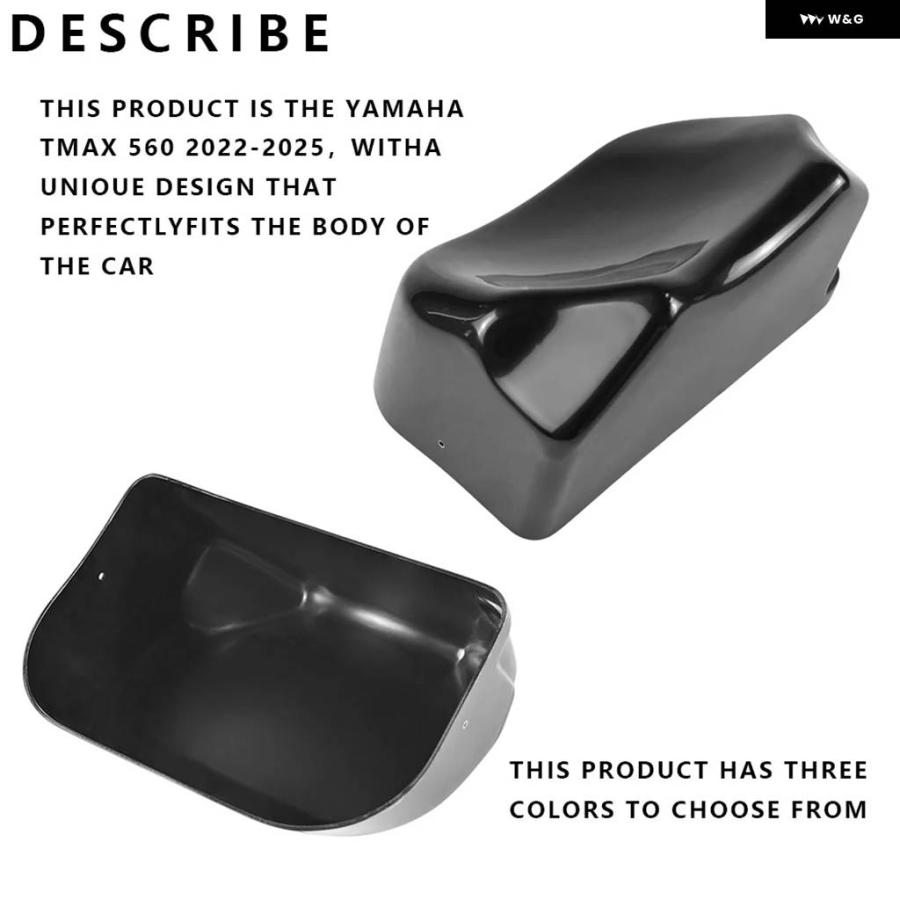 並行輸入品バイク 収納 ボックス アクセサリー ステレオ 3Dブラック 収納 バケットTMAX 560 2022 2023 2025 バイク インナースペースカー ボックスの画像