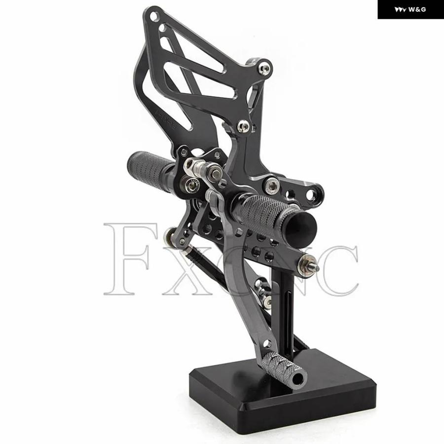 並行輸入品スズキ 750 1000 K1-K4 SV650S SV1000/S 1998-2014 CNC オートバイ フットペグ レスト リアセット フットレストの画像