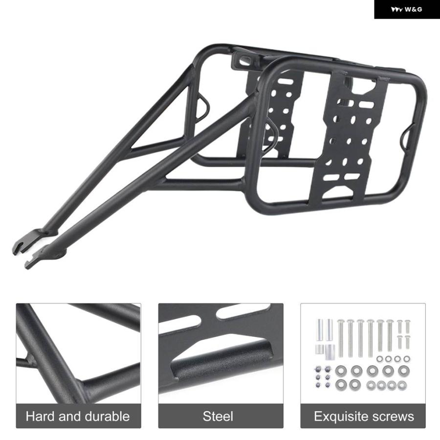 並行輸入品ホンダ CRF300 RALLY 2021 - 2025 サドルバッグ サポート バー マウント ブラケット トップケースラック バイク パニアラックの画像