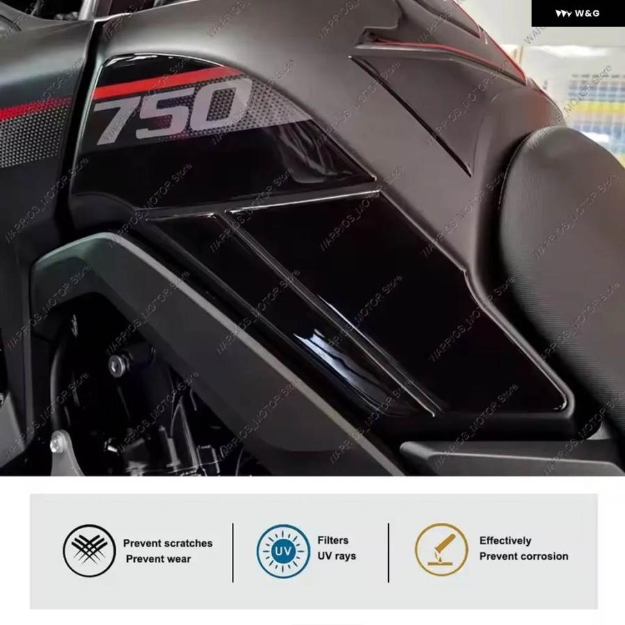 並行輸入品ホンダ トランザルプ XL 750 2023 バイク燃料タンク パッド ステッカー 防水 傷防止 3D樹脂 ステッカー_8