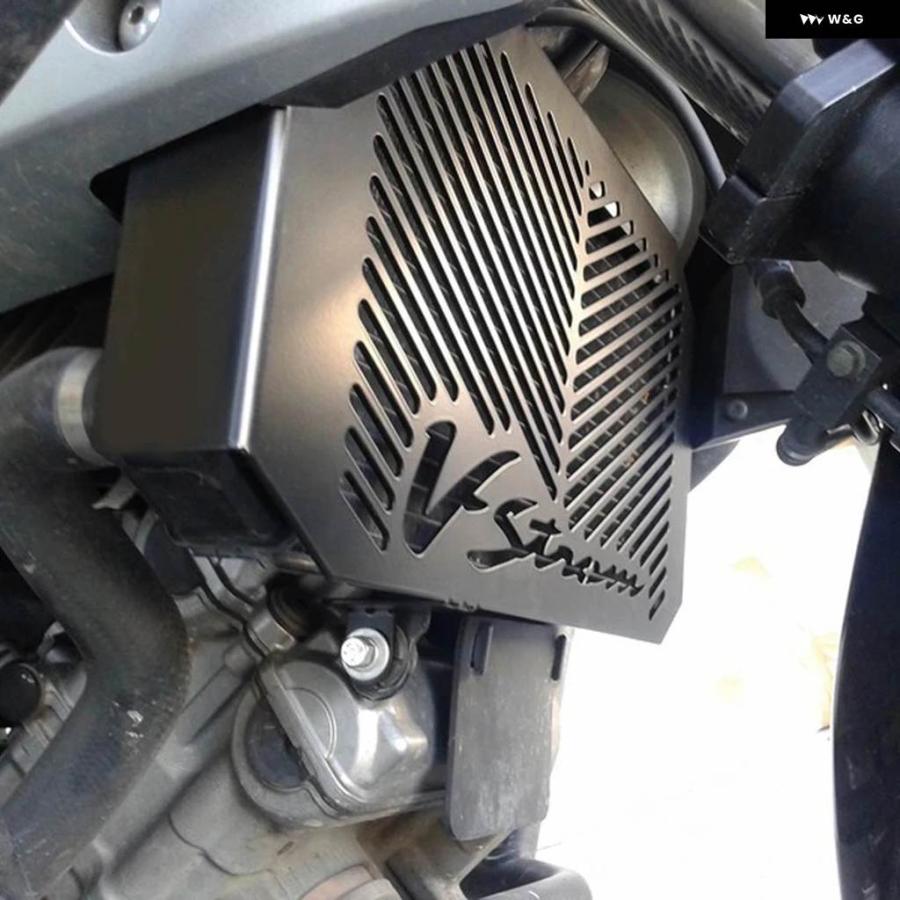 並行輸入品スズキ VSTROM DL650 2004 - 2011 オートバイ ラジエーター エンジン クーラー 冷却 グリル ガの画像