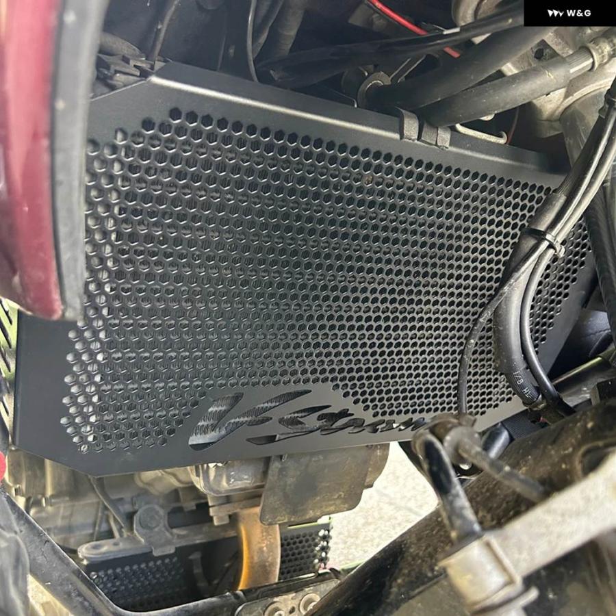 並行輸入品スズキ VSTROM DL650 2004 - 2011 オートバイ ラジエーター エンジン クーラー 冷却 グリル ガの画像