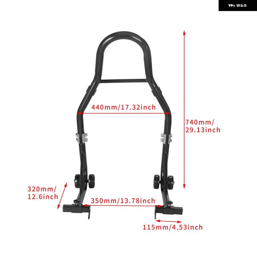ブランド登録なし - 並行輸入品汎用 自動二輪車 黒いこと/レッドフルセットリアホイール 受け支える 照明ランプ オート銀輪 照明ランプ 受け支える フレー