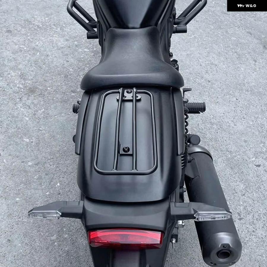 並行輸入品カワサキ エリミネーター 500 SE 2024 2025 エリミネーター500 オートバイ リアソロシート キャリア_3