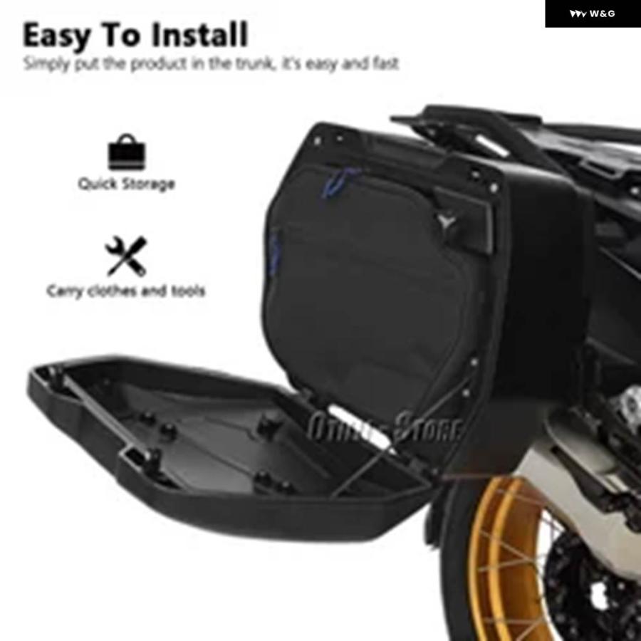 並行輸入品バイク ラゲッジインナーバッグ 拡張可能トップケース パニエ サドルバッグ BMW R1300GS 1300GS 202の画像