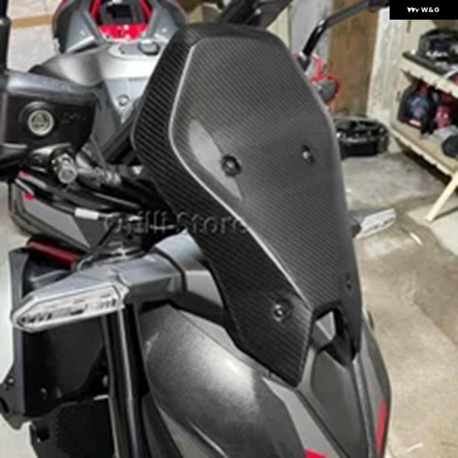 並行輸入品カワサキ Z900 Z900 SE Z900 2025 バイク アクセサリー カーボン ウィンドシールド ウィンドスクリ_7