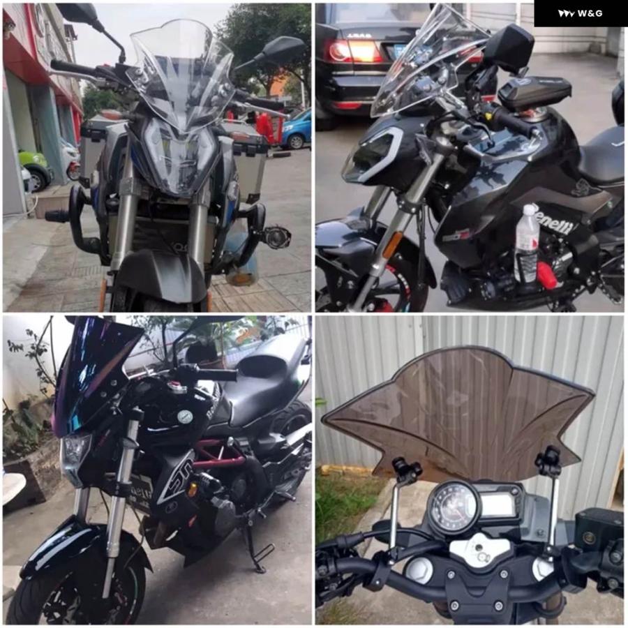 並行輸入品ヤマハ MT125 FZ1 FZ6 FZ8 MT-01 MT03 MT07 MT09 バイク ウインドスクリーン 調整可_10