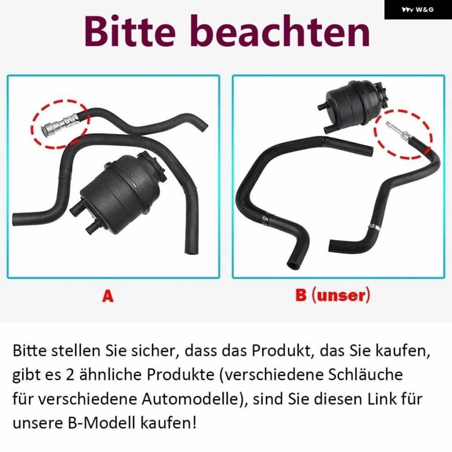 並行輸入品ステアリングサーボコンテナ 油圧 ホースセット BMW 5シリーズ E38 7シリーズ E39 3241112468 3の画像