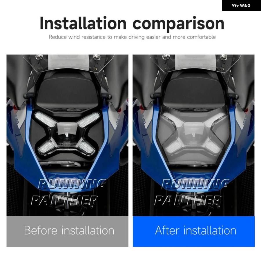並行輸入品BMW R1300GS R1300GS 2023 2024 バイク ヘッドライト ガード ヘッドライト プロテクター カ_5