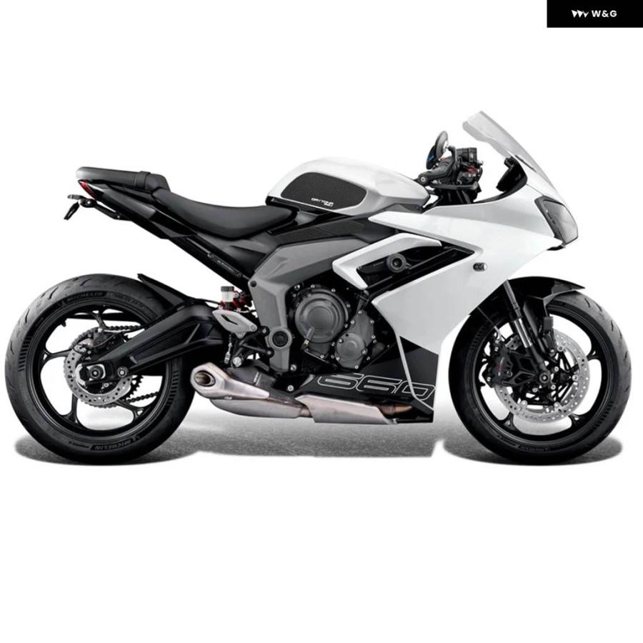 並行輸入品デイトナ 660 DAYTONA660 2024 バイク アクセサリー タンク パッド プロテクター ステッカー デカーの画像