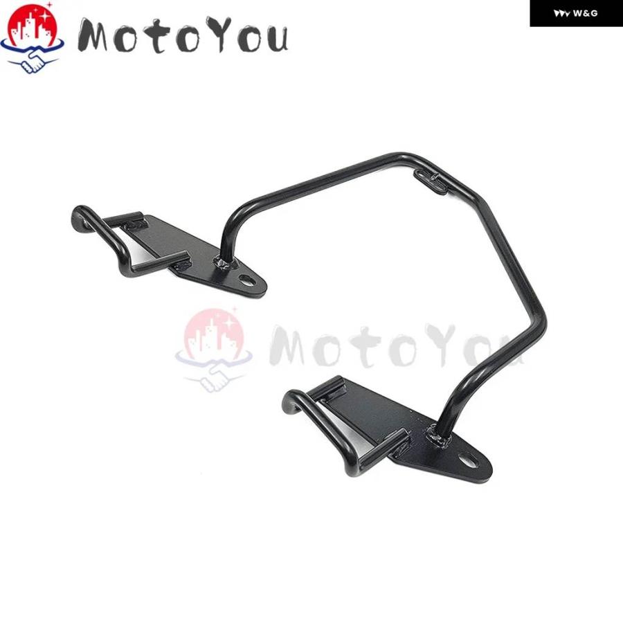 並行輸入品2個 パニエレール サドルバッグ サポート ホルダー サイド 収納 バッグ ブラケット トランク ホンダ REBEL Cの画像