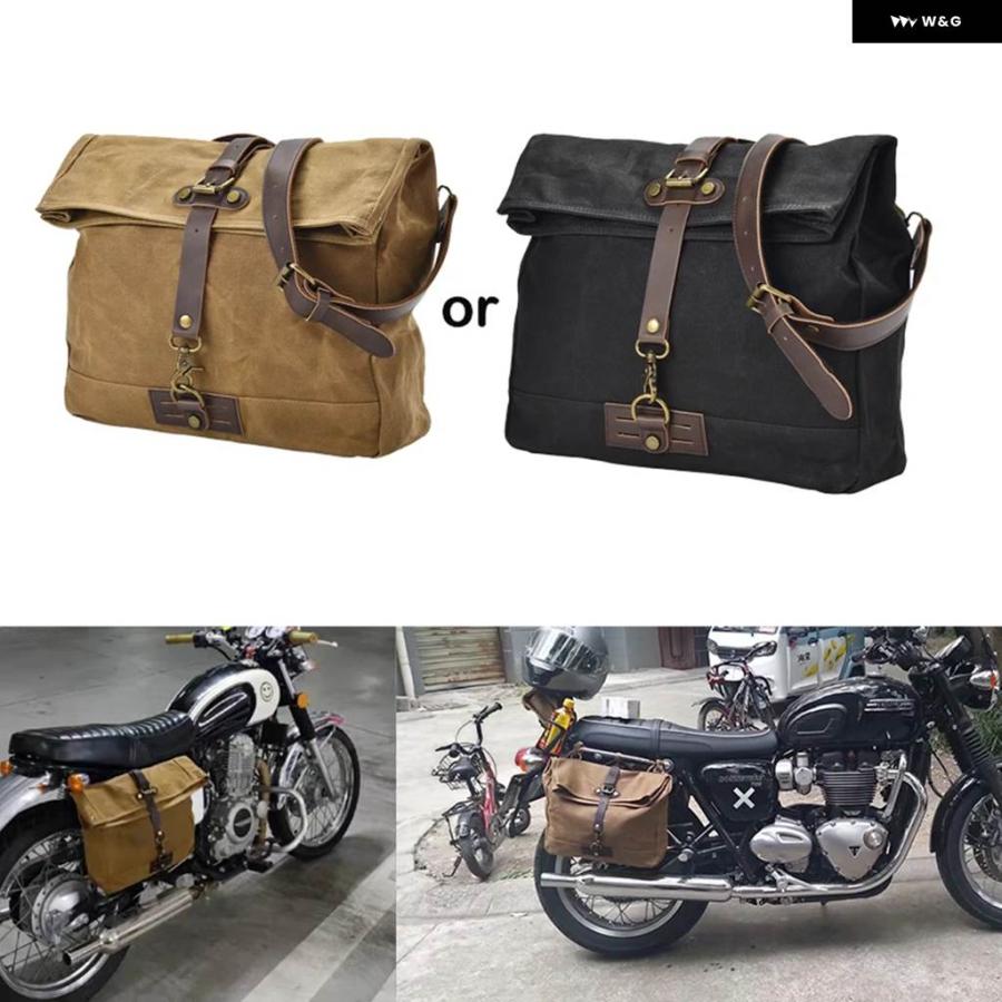 並行輸入品バイク サイドバッグ サドルバッグ ホンダ レブル 250 500 1100 CT125 カワサキ VN250 モトトラ_3
