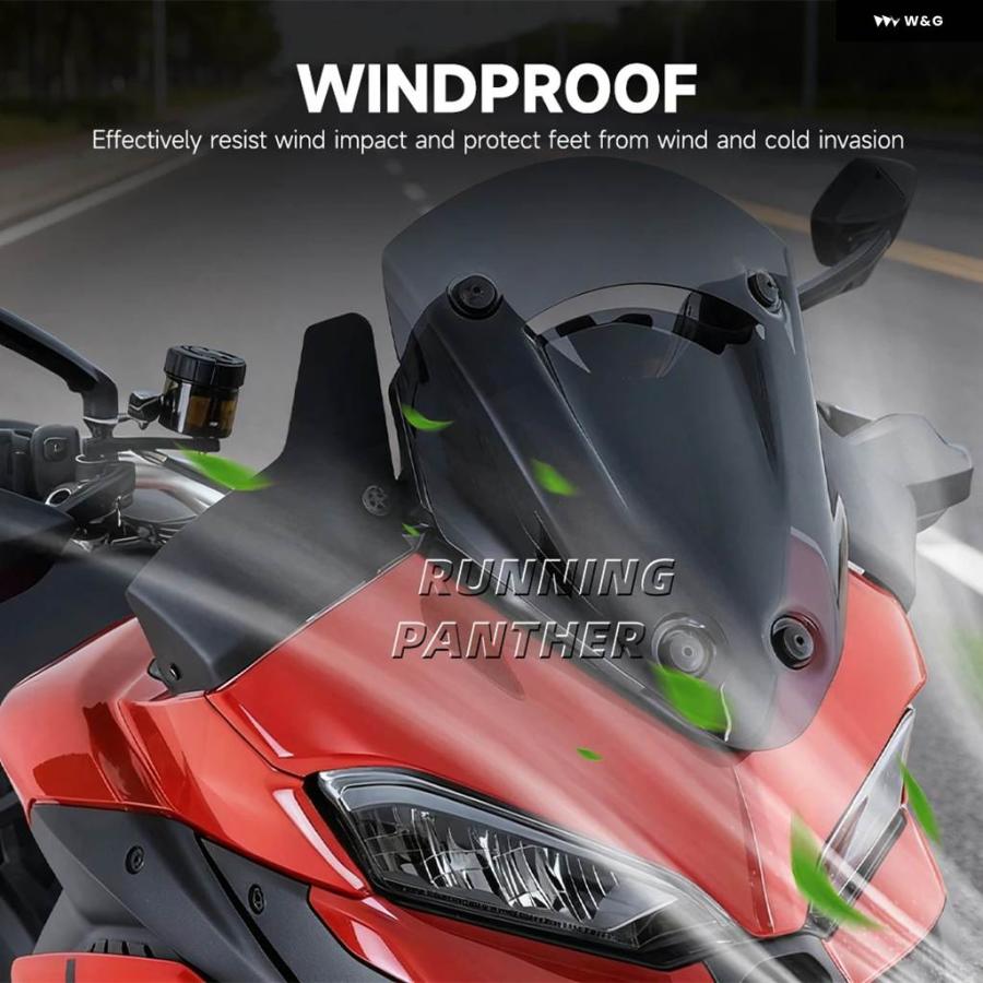 並行輸入品ドゥカティ MULTISTARDA V2/S 2025- バイク アクセサリー ウインドシールドスポイラー サイドバッフの画像