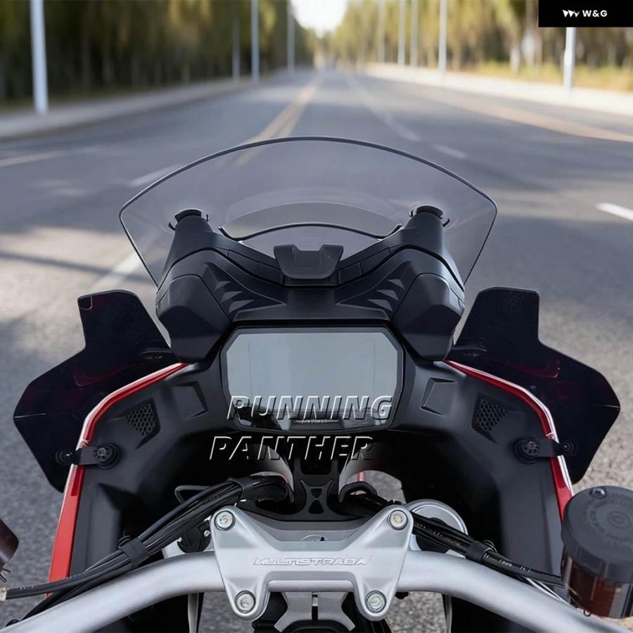 並行輸入品ドゥカティ MULTISTARDA V2/S 2025- バイク アクセサリー ウインドシールドスポイラー サイドバッフの画像