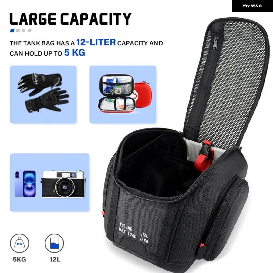 並行輸入品BMW R1300GS ADV アドベンチャー 2024 2025 バイク 12L タンクバッグ キャリア 防水 バック_5